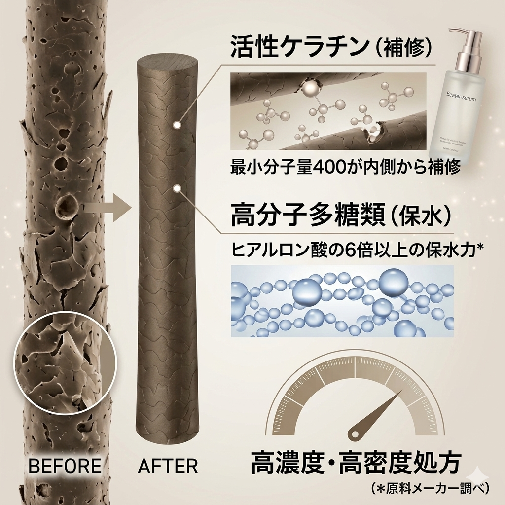 【数量限定ボトル付き】βeater-serum 200g.